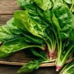 Spinach- A good source of β-carotene